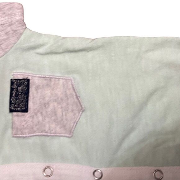 7 For All Mankind Jumpsuit Baby Boy 3-6 Months Green One Piece Coverall Pocket - Picture 7 of 10